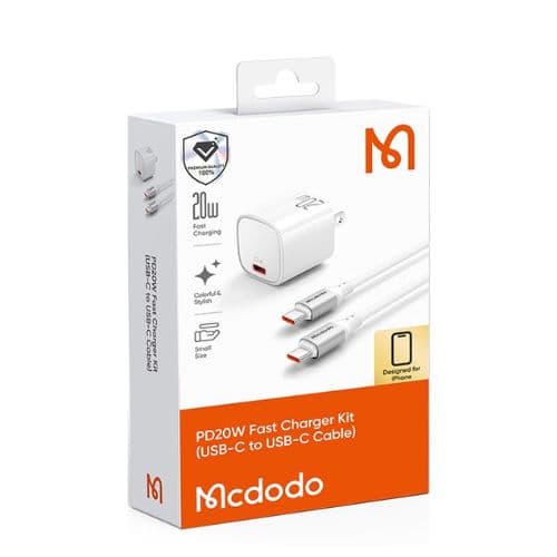 Kit de charge rapide MCDODO PD 20W