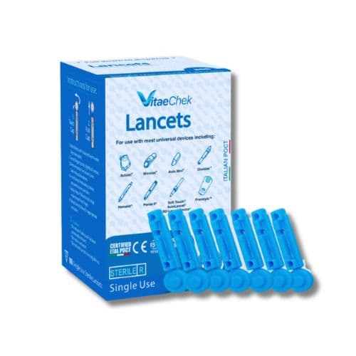 Lancets de test de glycémie VitaeChek boite de 100