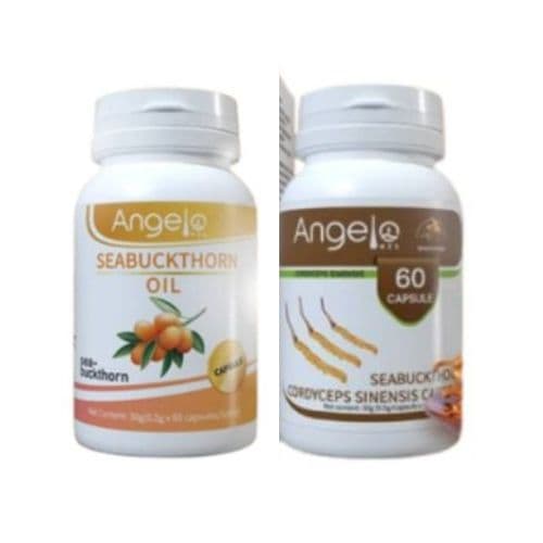 Pack ANGELO de Sea Buckthorn Oil et Cordyceps sinensis pour Lutter contre la Faiblesse Sexuelle